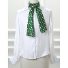 Allegra K Women Retro Polka Dot Skinny Scarf Neck Scarves Wrap Long Neckerchief Hair Band 1 Pc - 2 of 4