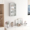 HOMCOM 12" x 24" Medicine Cabinet with Lock, Storage Shelves, Locking Medical Cabinet for Safety, First Aid Bathroom Wall Cabinet, Silver - 2 of 4