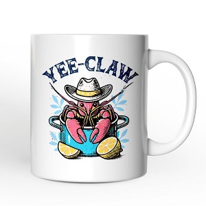 Crawfish Yee-Claw Western Cowboy Mug, Summer Boil Season Gift for Fisherman| OrnamentallyYou - 1 of 4