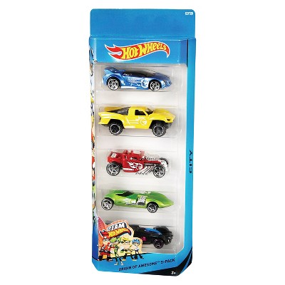 hot wheels pack of 5