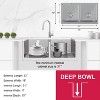 Fortune Candy 5.12'' Height Stainless Steel Rectangular Undermount Sink - 4 of 4