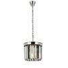 Elegant Lighting Sydney 3 light Matte Black Pendant Silver Shade (Grey) Royal Cut Crystal - 2 of 4