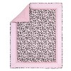 The Peanutshell Leopard Blush Crib Bedding Set and Mobile - 4 Piece Set - 2 of 4