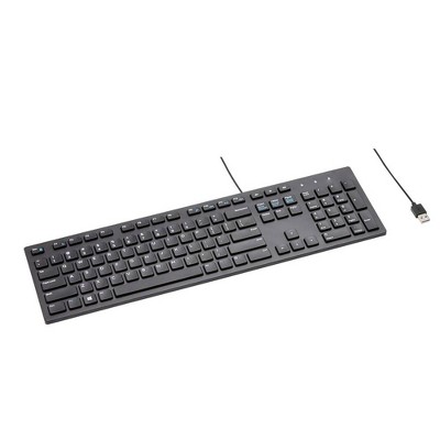 Evo Bytes Wired QWERTY Keyboard With Black Design