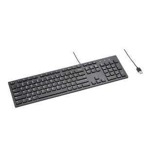 Evo Bytes Wired QWERTY Keyboard With Black Design - 1 of 4