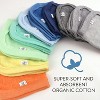 Honest Baby 10-Pack Organic Cotton Baby Terry Washcloths - 4 of 4