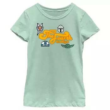 Girl's Lilo & Stitch Springtime Stitch T-shirt - Mint - X Large : Target