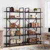 5 Tier Bookcase, 67.9” Bookshelf for Living Room, Large Book Shelf with 5 Open Bookshelves with Roman Column, Display Shelves - 3 of 4