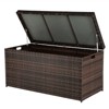 Karl Home 132 Gal PE Rattan Storage Deck Box - 4 of 4