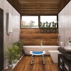 Costway Shower Bath Chair 6 Adjustable Height Bathtub Stool Bench Non-Slip Padded Seat - 3 of 4