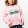 The Juniper Shop Retro Lucky Stripes Toddler Graphic Sweatshirt - 2 of 3