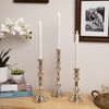 Northlight LED Lighted Golden Sparkles Taper Candle Holders - 13" - Set of 3 - 4 of 4