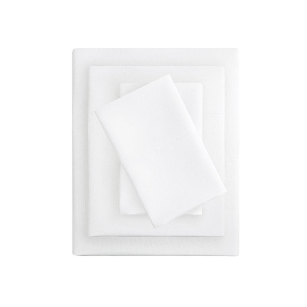 Photos - Bed Linen King Microfiber All Season Soft Touch Sheet Set White