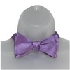 Men's Solid Color 2.75" x 4.75"  Adjustable 16" - 22" Self-Tie Bow Tie for Tuxedo & Wedding - 2 of 3