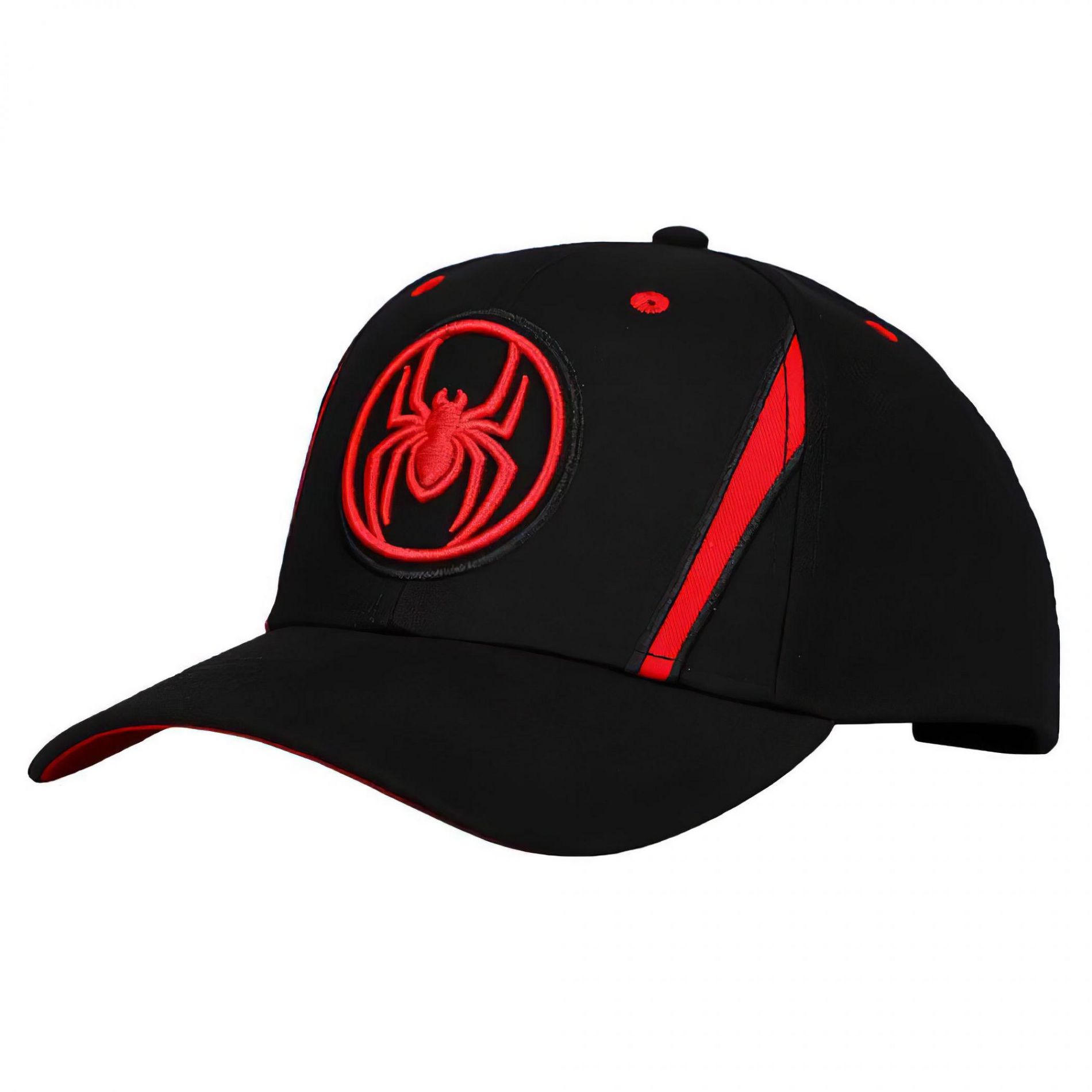 Adult Spider-Man Miles Morales Logo Snapback Hat - One Size Fits Most