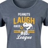 Women's - Peanuts - Peanuts Laugh League Graphic T-shirt Dress - 2 of 4