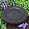 Tierra Garden 19" Dia Fiber Clay Birdbath Top, 5lbs. - 2 of 4