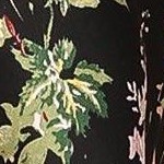 black floral