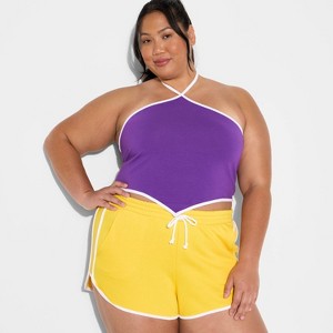 Women's Game Day Football Charm Halter Top - Wild Fable™ - 1 of 3