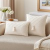 REGALWOVEN Diamond Pattern with Tassel Boho Soft Decorative Pillow Cases 2 Pcs - 2 of 4