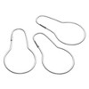 EZ Glide Shower Curtain Hooks Set of 12 Chrome by Carnation Home Fashions - 2 of 3