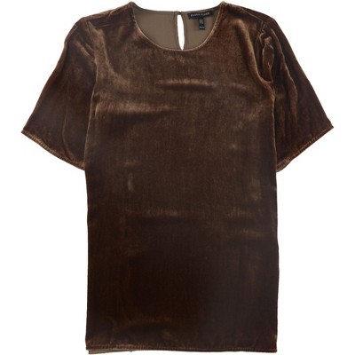 Eileen Fisher Womens Velvet Pullover Blouse