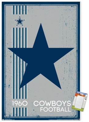 Dallas Cowboys Drip Helmet Logo Poster