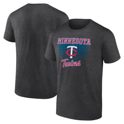 MLB Minnesota Twins Men's Gray Core T-Shirt - S