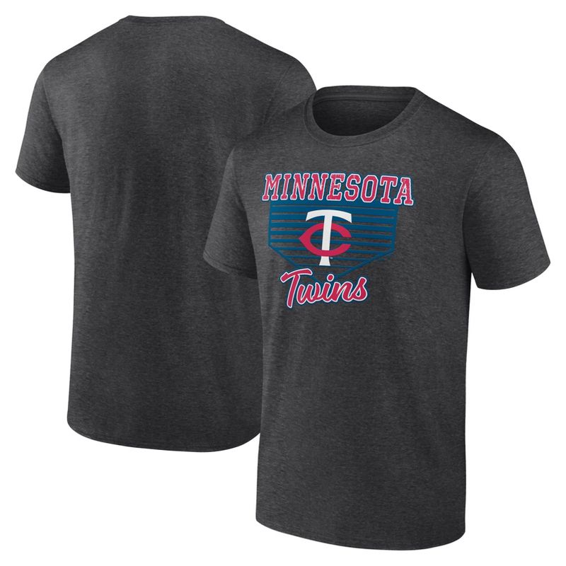 MLB Minnesota Twins Men's Gray Core T-Shirt, 1 of 4