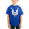 Youth Boys Sonic the Hedgehog Blue Short Sleeve Graphic Tee - 2 of 2