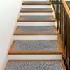 SussexHome Carpet Stair Treads for Wooden Steps - Indoor Staircase Step Treads with Thick Carpet & Pattern Design - 3 of 4