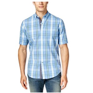 Club Room Mens Plaid Pocket Button Up Shirt - 1 of 1