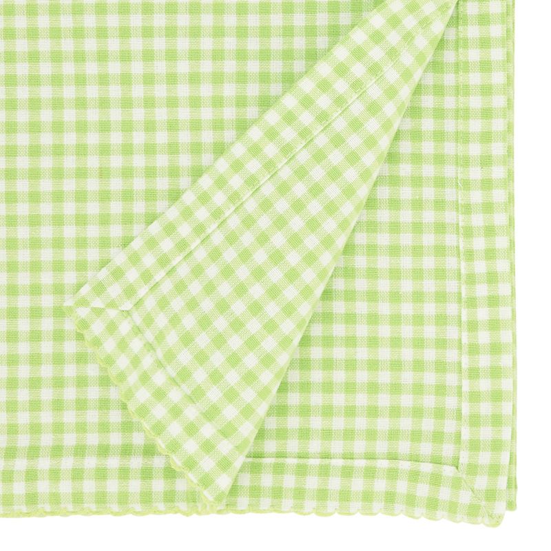 Saro Lifestyle Traditional Gingham Table Runner, 2 of 4