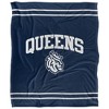 Queens University Of Charlotte Primary Logo Silky Touch Blanket White 50x60 - 2 of 4