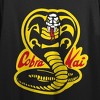 Cobra Kai Yellow And Black Cobra Women's Black 21 Cropped T-shirt - 2 of 3