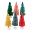 Cody Foster 4.0 Inch Large Brights Trees Set 12 Everyday Decorative Tree Set , Christmas Easter Bottle Brush Village Decor Decorate Rainbow (12PC) - 3 of 3