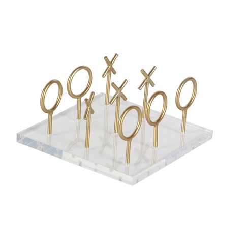 Acrylic Neon Tic Tac Toe Game Set