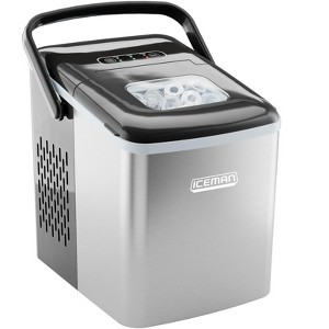 Iceman Dual-Size Countertop Bullet Ice Machine w/ 1.3lb Capacity - Stainless Steel - 1 of 4