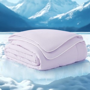 Cooling Blankets for Hot Sleepers Summer Blanket Cold and Lightweight Gift for Night Sweats Ice Cooled Breathable Comforter for Bed - 1 of 4