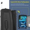 3-Piece Softside Luggage Set,Carry On Suitcase,Medium and Large Expandable Suitcases with Spinner Wheels and TSA Lock (20"/24"/28")–Cuddlewood - 3 of 4