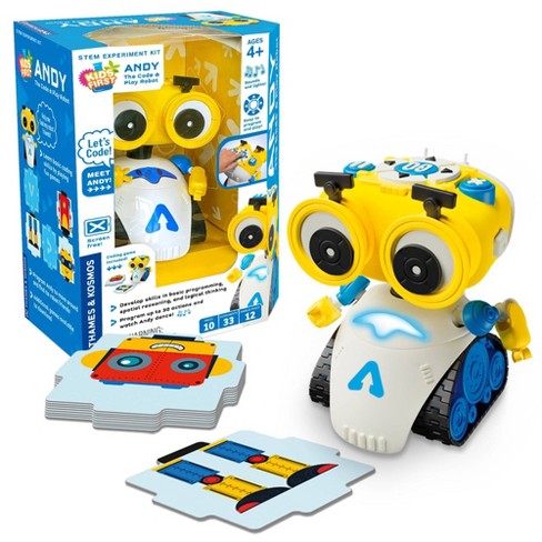 Fisher-Price 4-in-1 Learning Bot Interactive Toy Robot for Infants Toddlers  and Preschool Kids 