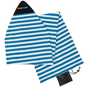 SUN CUBE Surfboard Sock Cover, Surf Bag for Surfing Board, Protective Stretchy Sock Sleeve Longboard Hybrid Shortboard - 1 of 4