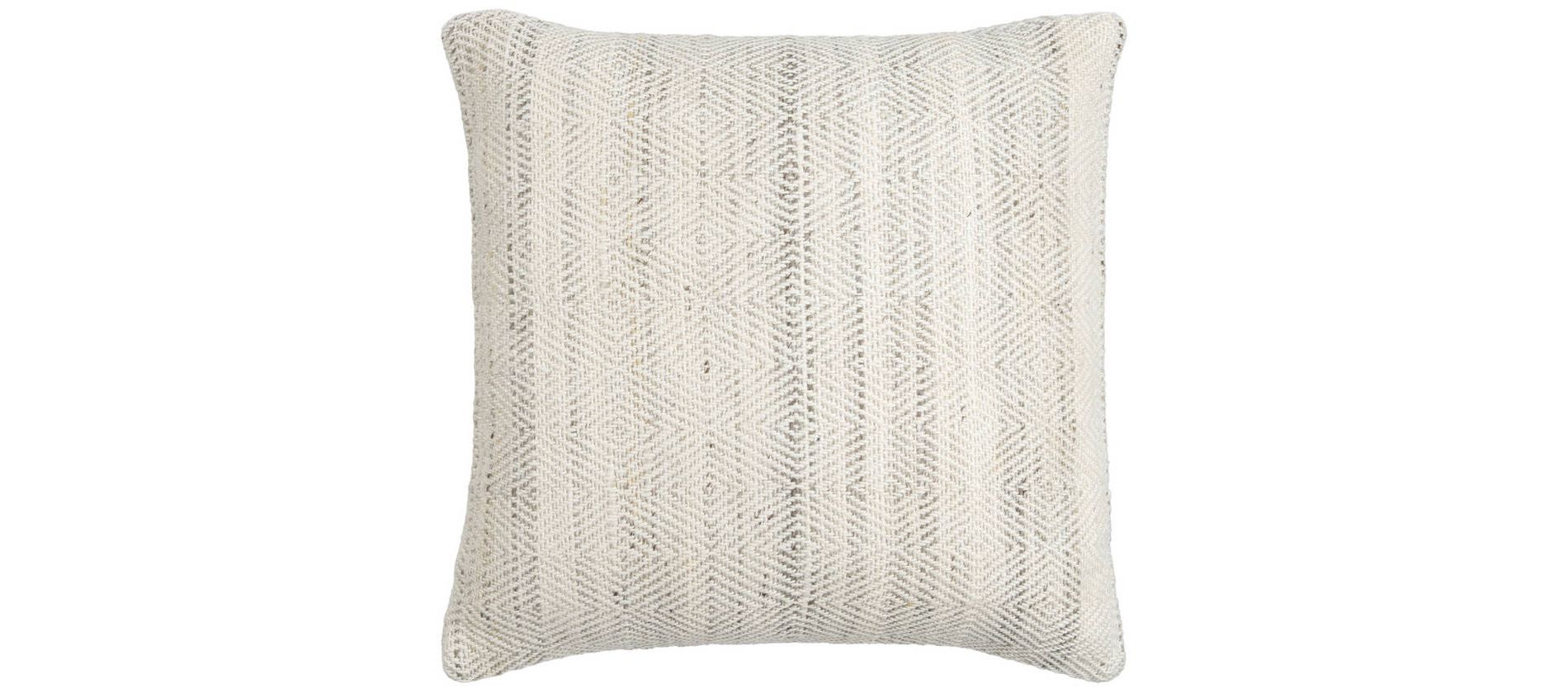 Livabliss Boulder 20"H x 20"W Square Pillow Cover Polyester Insert Cottage Slate Throw Pillow