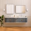 Keonjinn Framed Wall Mirror, Modern Rectangular Bathroom Vanity Mirror, Wall Mounted - 2 of 4