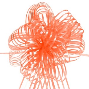 Unique Bargains Large Gift Wrapping Bows Chiffon Pull Bow Ribbon 15 Pcs - 1 of 4