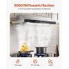 VEVOR Under Cabinet Range Hood, 30 Inch Kitchen Vent Hood, 900CFM Dual Motors Stainless Steel Stove Hood,with Gesture & Touch Control, Light, Silver - 3 of 4