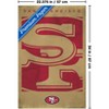 Trends International NFL San Francisco 49ers - Logo 25 Unframed Wall Poster Prints - 3 of 4