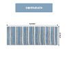Home Weavers Glamour Collection 100% Polyester Microfiber Bathroom Rug, Non Slip Bath Mat Water Absorbent Soft Microfiber Shaggy Mat Machine Washable - 3 of 4