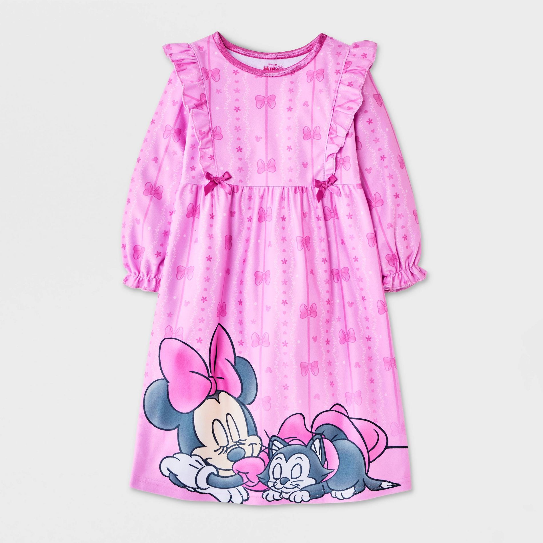 Toddler Girls' Minnie Mouse Nightgown - Pink
