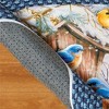 Collections Etc Snow-Covered Winter Birdhouse Braided Accent Rug - 3 of 3